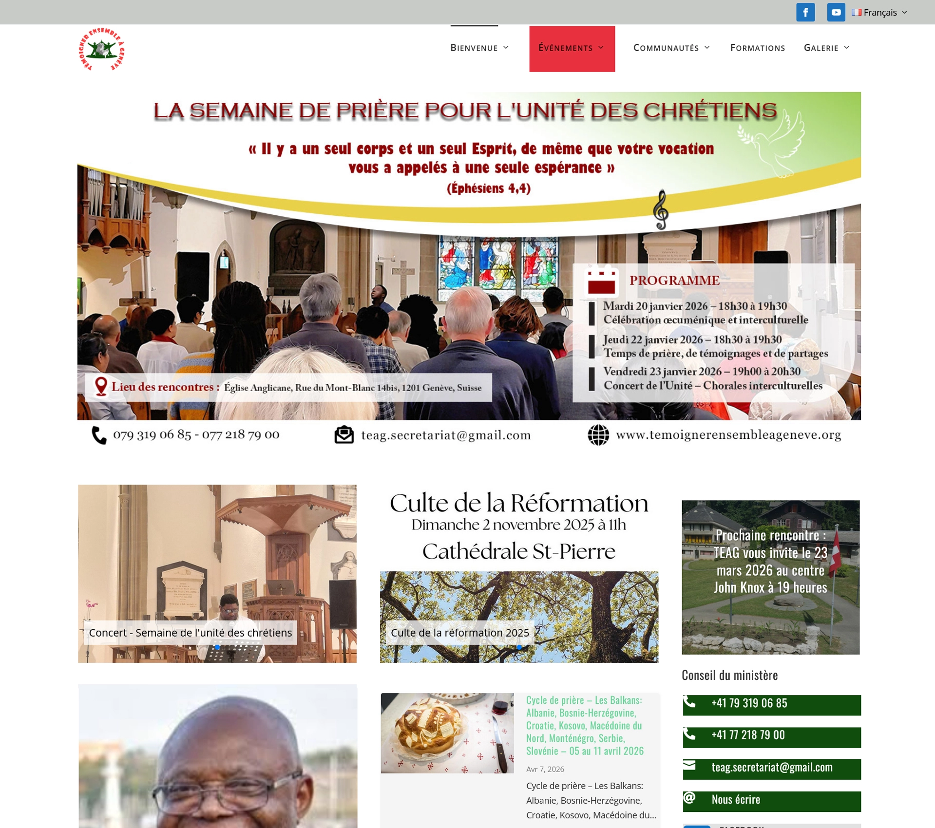 Réalisation du site TEAG